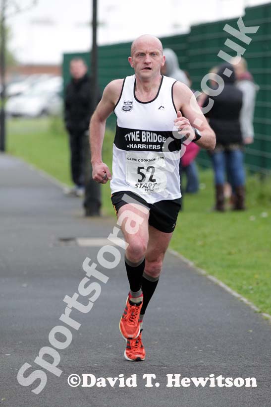 Steve Cairns (Tyne Bridge) during the Clive Cookson 10k, organised by NSP.